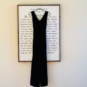 Black jumpsuit with bow back!